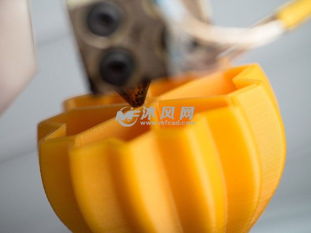 柠檬榨汁器3D打印过程图
