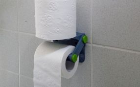 卫生纸架实物图（可安放两捆）