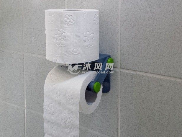 卫生纸架实物图（可安放两捆）