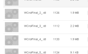 卫生纸架模型设计零件截图