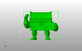 箱子困住的巨人主视图