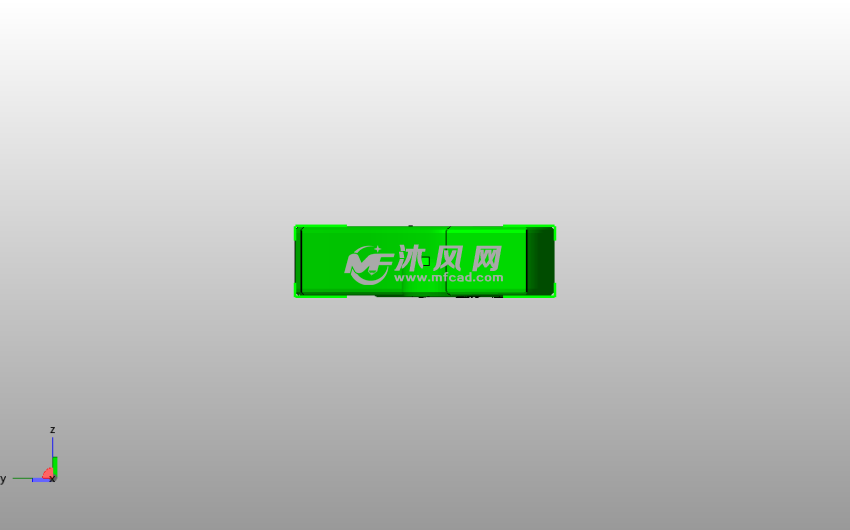 耶稣钥匙链侧视图