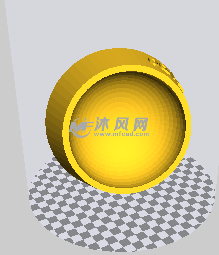  宠物粮碗stl模型处理图