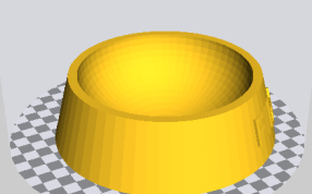 宠物粮碗stl模型