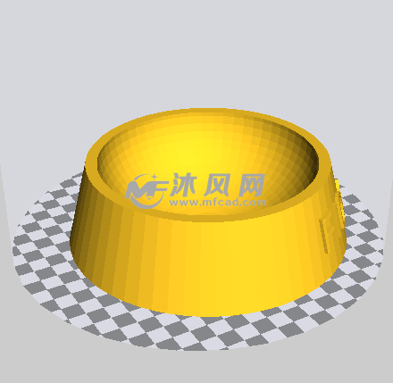  宠物粮碗stl模型