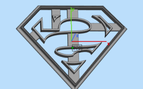 3D饼干模具俯视图