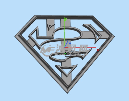 3D饼干模具俯视图