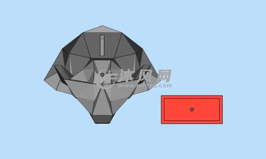 大象储钱罐俯视图