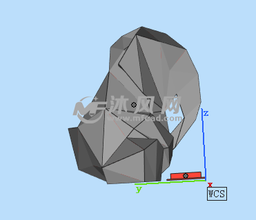 大象储钱罐侧视图