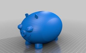 小猪存钱罐模型