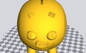 小猪存钱罐stl模型