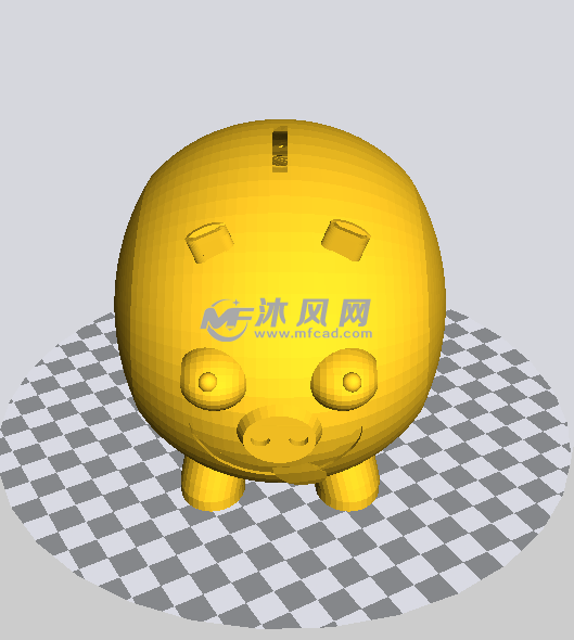 小猪存钱罐stl模型