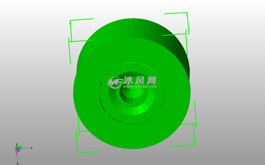 汽轮机节水水龙头底视图