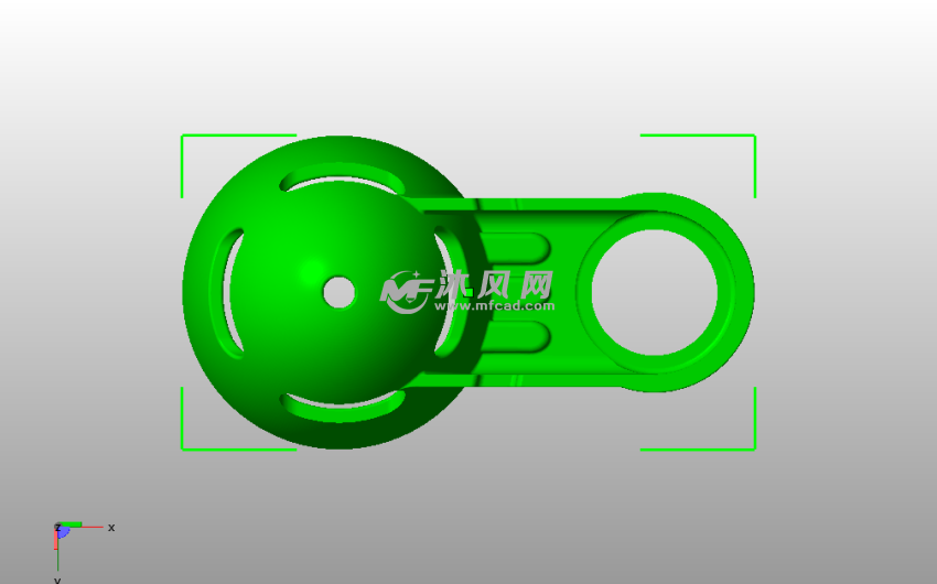 蛋清分离器底视图