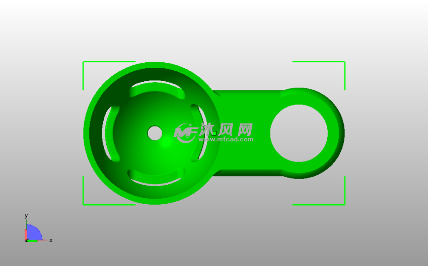 蛋清分离器俯视图