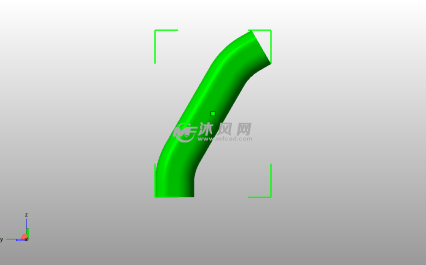 购物袋提手侧视图