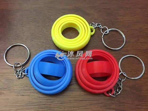 陀螺仪钥匙链实物图