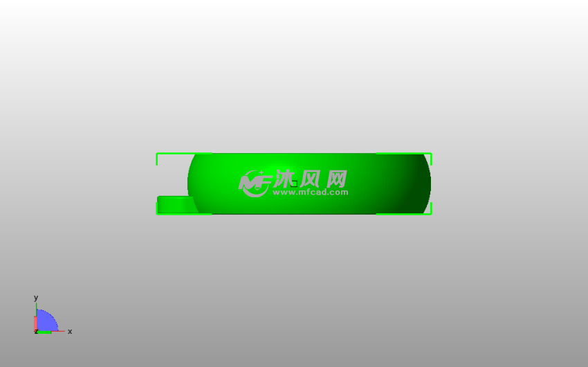 陀螺仪钥匙链主视图