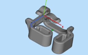 汽车挂钩模型三维图