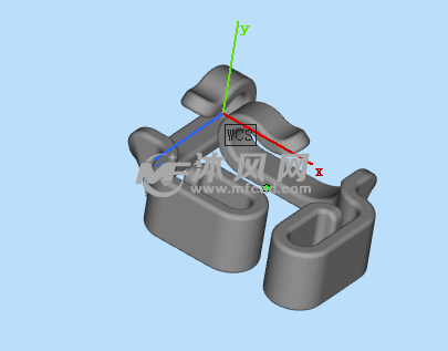 汽车挂钩模型三维图