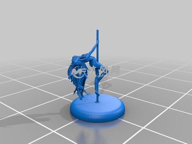 钢管舞女孩stl模型