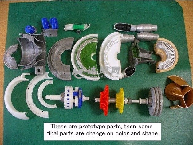 涡轮螺旋桨发动机引擎所有零件