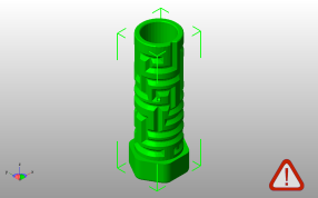 圆柱迷宫宝箱-内柱斜视图