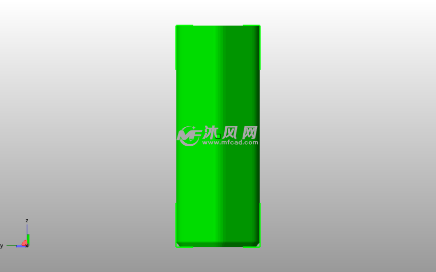 圆柱迷宫宝箱-外壳主视图