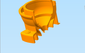 涡轮螺旋桨发动机引擎零件图