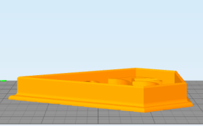 饼干模具侧视图