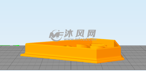 饼干模具侧视图