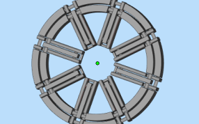 变形杯垫整体图