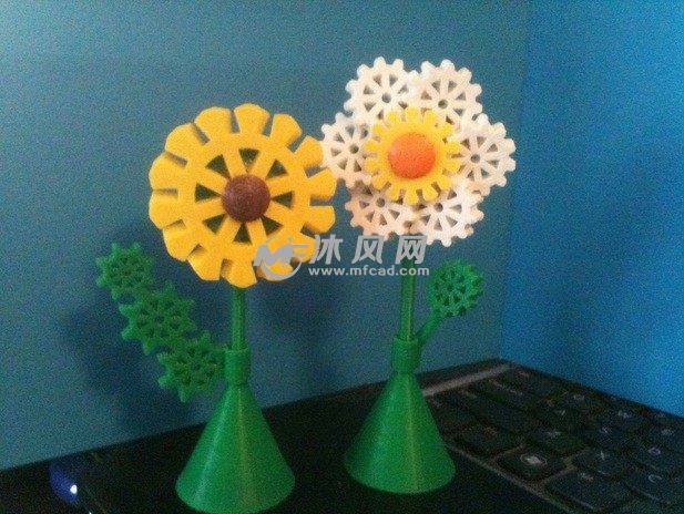 齿轮花实物模型