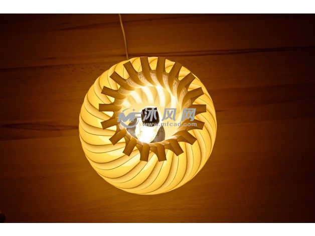  旋转灯罩俯视图