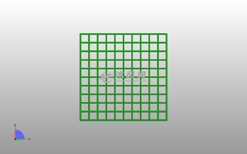 中空立方体俯视图