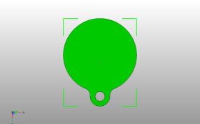 大众LOGO钥匙链后视图