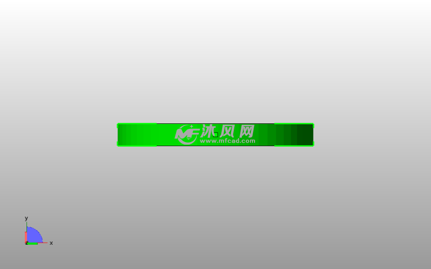 黄金分割轮子侧视图