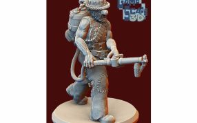 地狱喷火人左侧视图