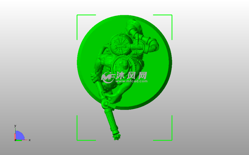 地狱喷火人俯视图