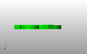 电动车钥匙链侧视图
