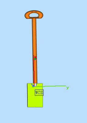 方形铁锹三维模型