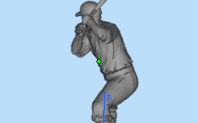 棒球标准姿势模型