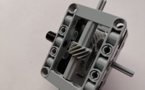 乐高45度角斜齿轮应用图