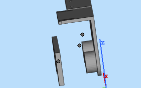纸巾支架部件整体图