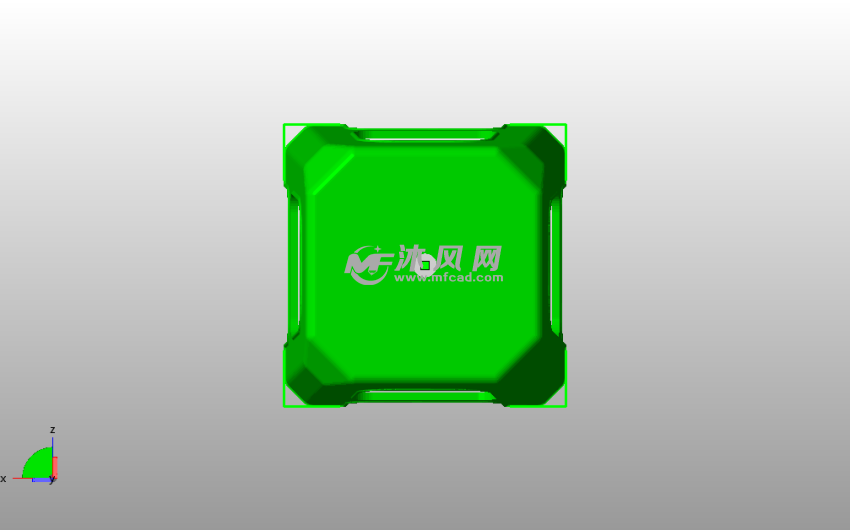 台湾塑胶椅俯视图