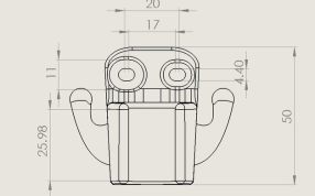 洗浴喷头支架设计图
