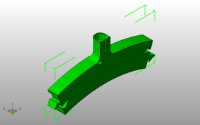 圆形灯模型底座