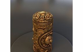 圆柱蒸汽朋克盒子盖盖子