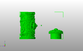 圆柱蒸汽朋克盒子模型图