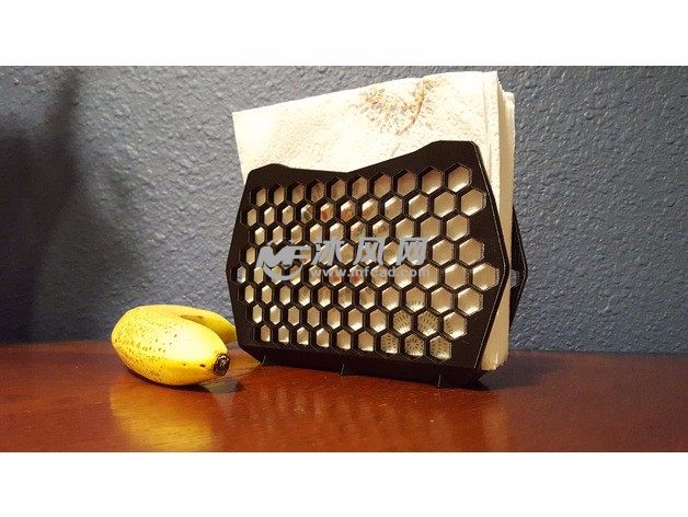 蜂窝纸巾架实物图放纸巾